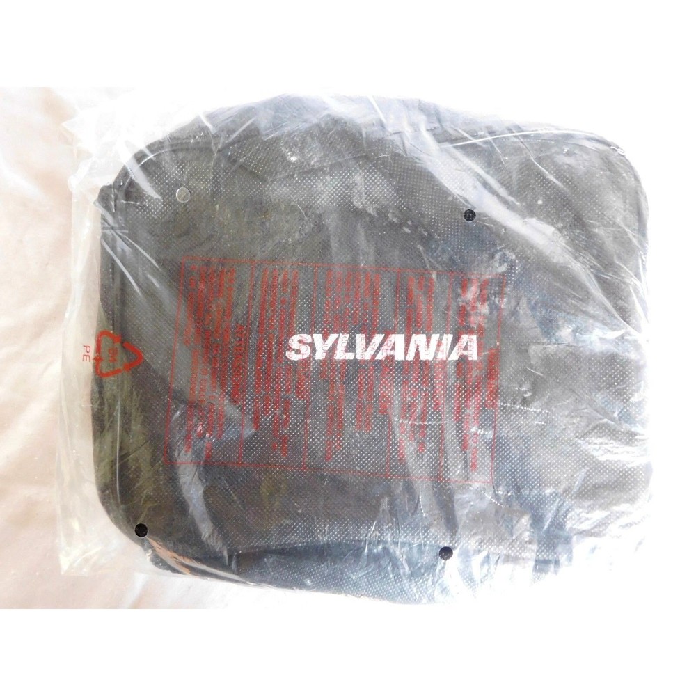 Sylvania Camera Bag Black Nylon Zippered 7" H x 9" L x 5'' W